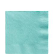 Robin's Egg Blue Paper Lunch Napkins, 6.5in, 40ct